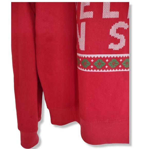 Fifth Sun Red Santa Tee-shirt Your Mom Believes In Santa LS Men's XL - Picture 5 of 9